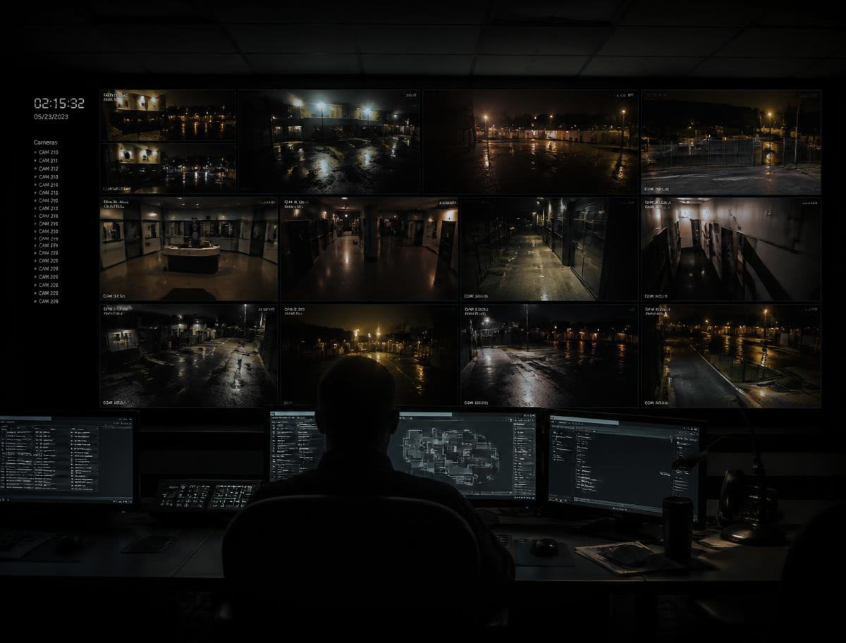 Inside the monitoring center